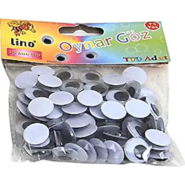 Lino Oynar Göz Büyük Boy 15 Mm 50 Li Rbz-016-A