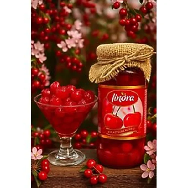 LİNORA Kiraz Şekerleme Kavanoz 500gr
