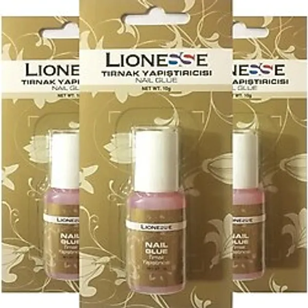 Lionesse Tarko Tırnak Yapıştırıcısı Pembe X 3