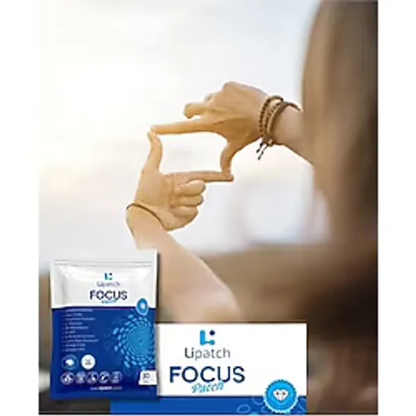 Lipatch Focus Patch - Sınava Hazırlık Odaklanma Bandı YKS, LGS, KPSS Konsantrasyon Desteği 30 Adet Transdermal Vitamin Yaması Dikkat Dağınıklığı İçin Omega-3, Magnezyum ve Aslan Yelesi Mantarı