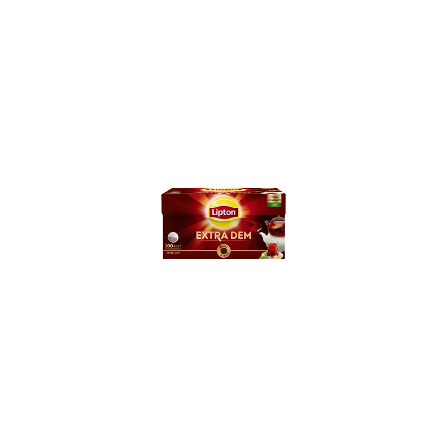 Lipton Extra Dem 3.2 gr 100'lü Demlik Poşet Çay