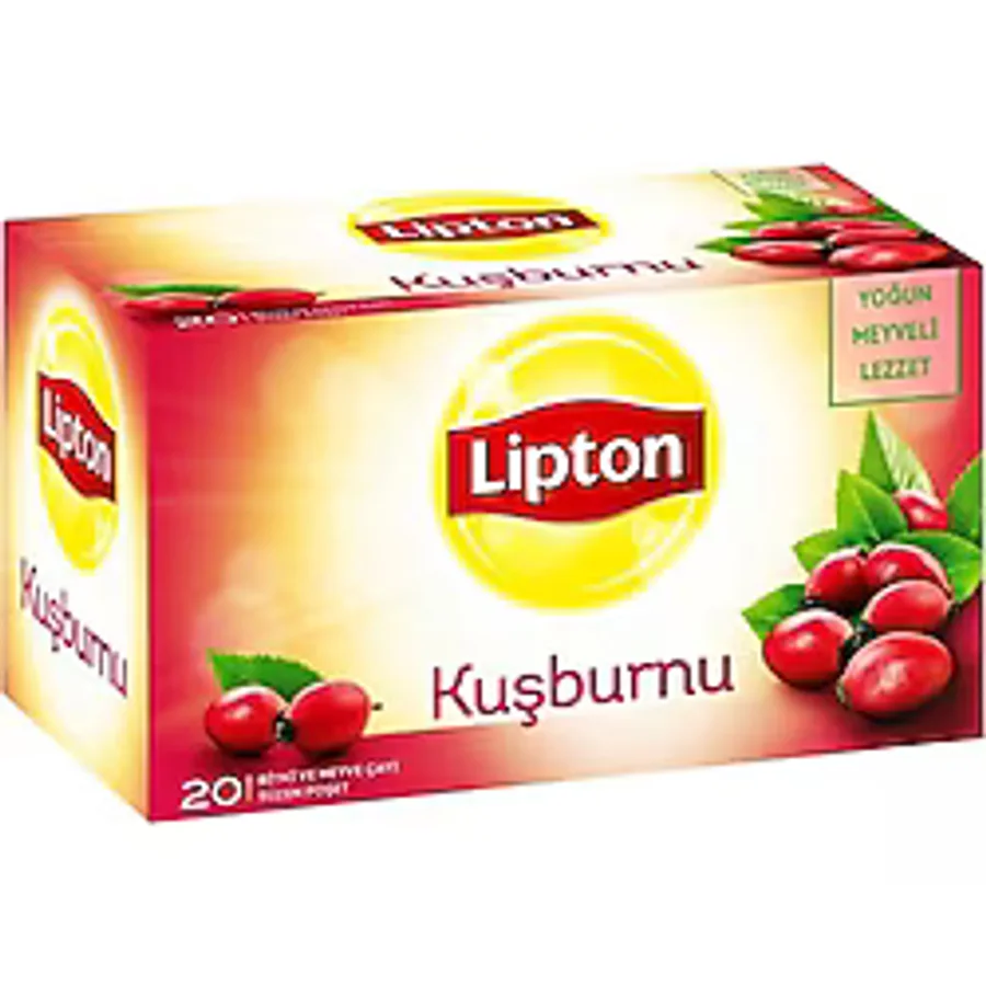 Lipton Kuşburnu Bitki Çayı 20'li 4 Adet
