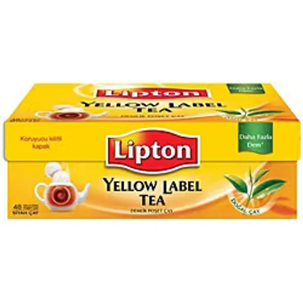 Lipton Yellow Label 3,2 gr 48'li Demlik Poşet Çay