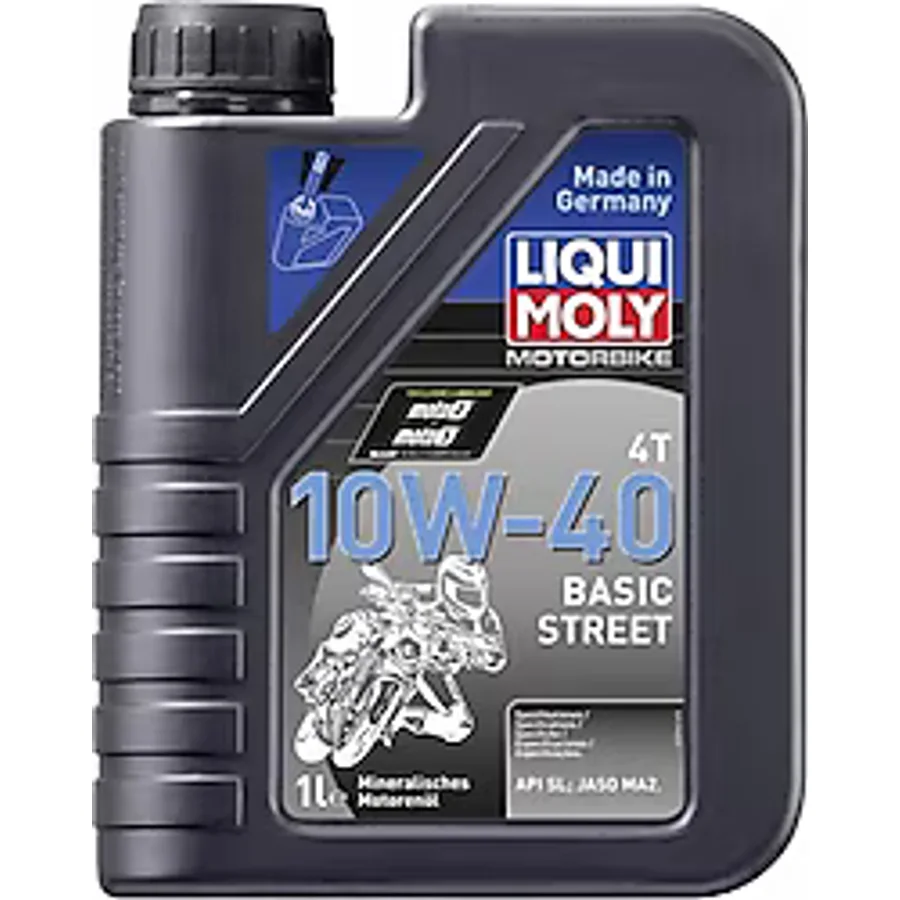Liqui Moly Basic Street 10W-40 4T 1 lt Motosiklet Yağı