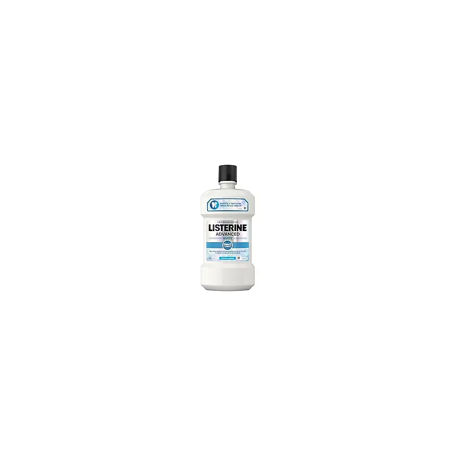 Listerine Advanced White Ağız Gargarası Ferah Nane 500 ml Diş Lekelerini Azaltan Etkili Formül