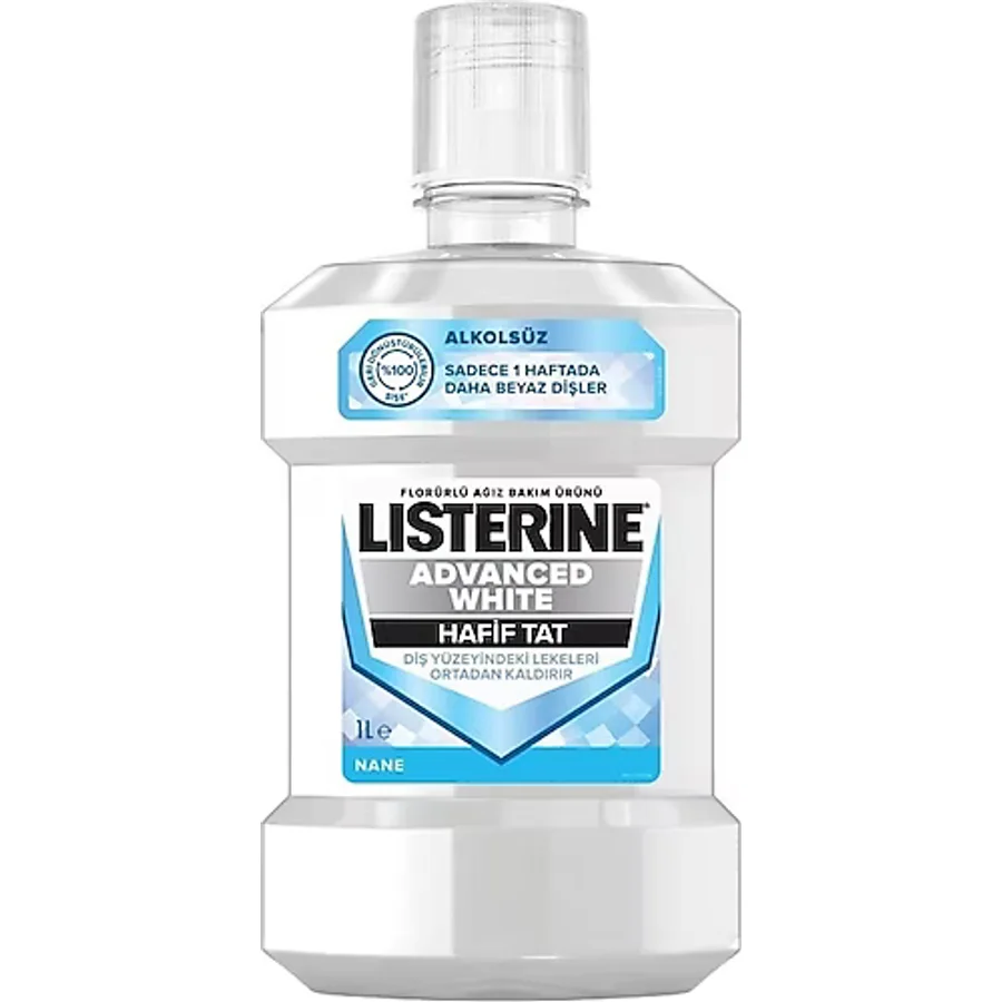 Listerine Advanced White Hafif Tat 1 lt Gargara
