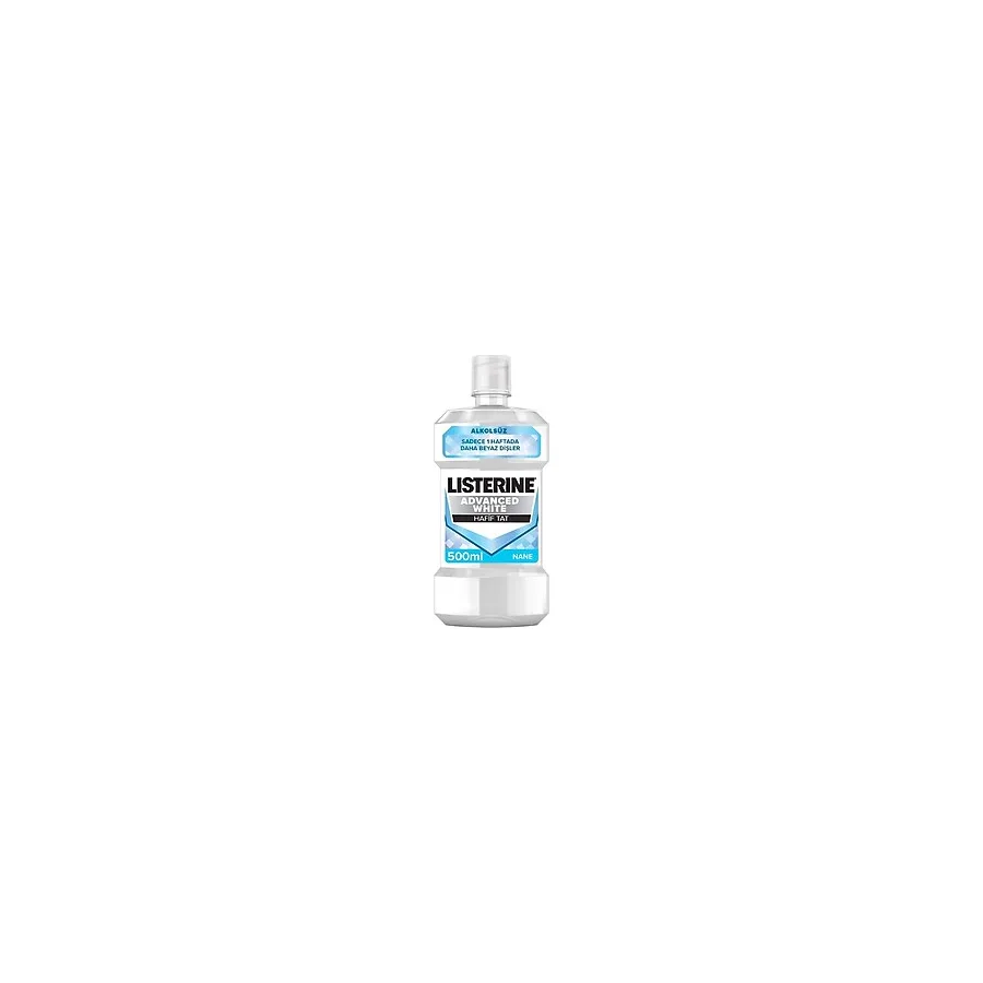 Listerine Advanced White Hafif Tat 500 ml Ağız Gargarası Alkol İçermeyen Ferahlatıcı Etki