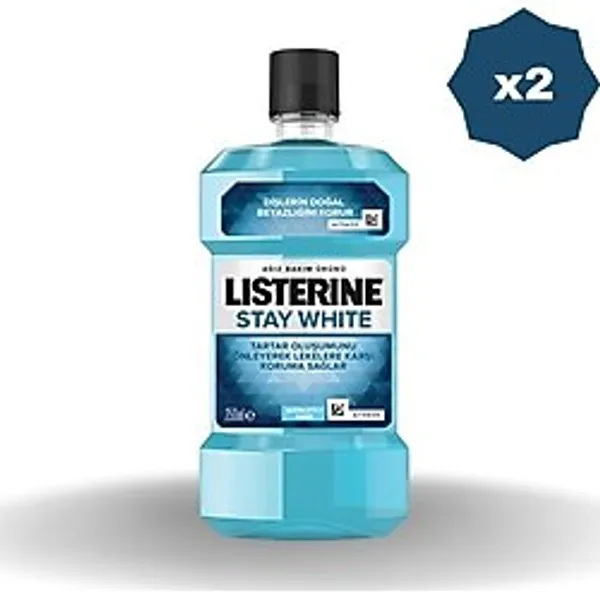 Listerine Ağız Gargarası Staywhite 250 ml - 2 Adet