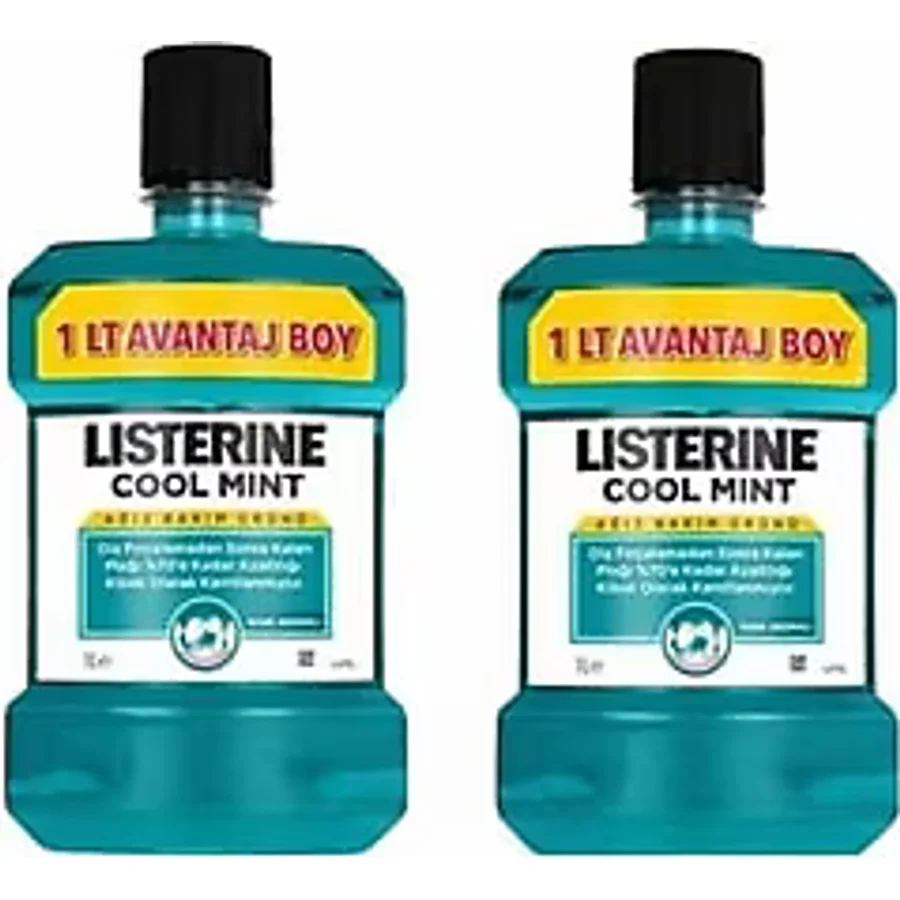 Listerine Cool Mint 1 lt 2 Adet Gargara