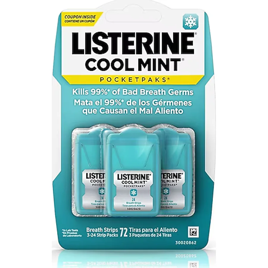 Listerine Cool Mint 72'li Nefes Tazeleyici Strip