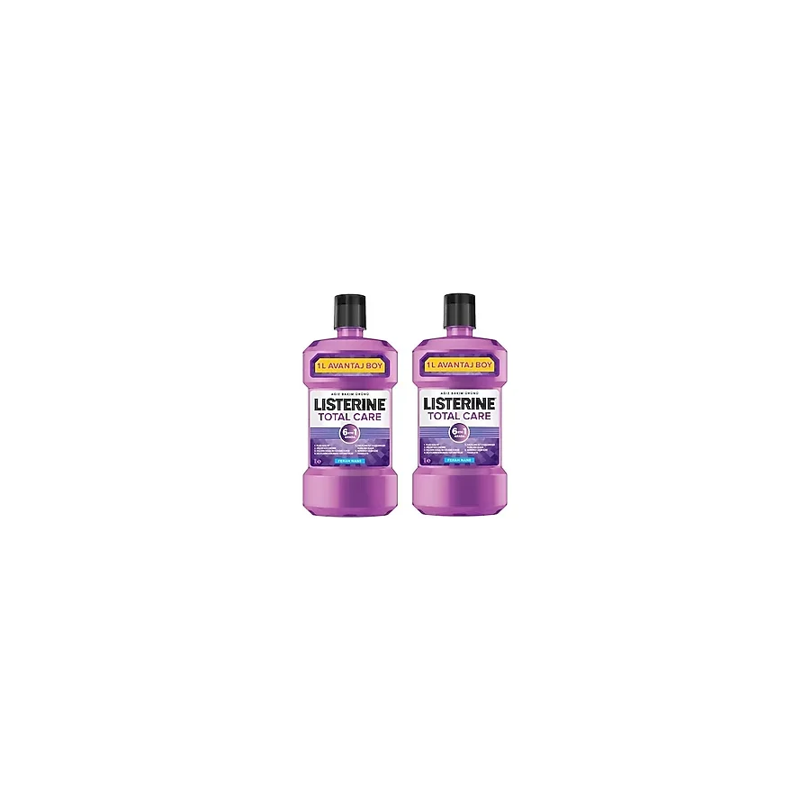 Listerine Total Care 1000 ml x 2 Ferah Nane Kokusuyla Çürük Koruması Sağlayan Ağız Gargarası
