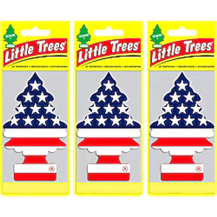 Little Trees Amerikan Bayraklı Vanilla Pride Oto Kokusu 3 Adet