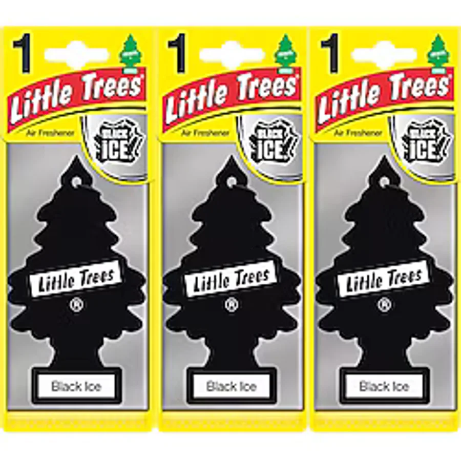 Little Trees Oto Kokusu 3'lü Siyah Buz