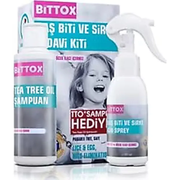Liva Bittox Baş Bi T Sirke Spreyi + Tto Bit Şampuanı 100Ml + Bi T Trağı Tedavi Kiti