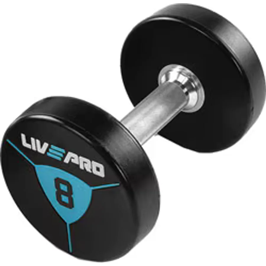 Livepro LP8000 8 kg Premium Poliüretan Dambıl