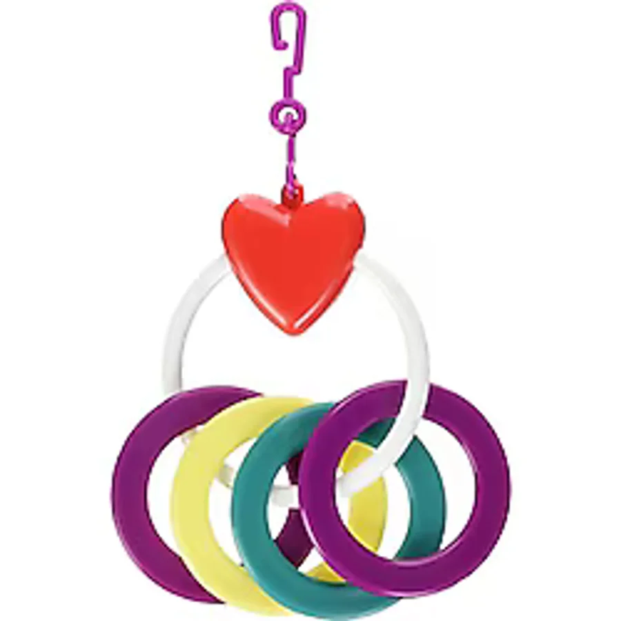 Living World Halkalı Plastik Kuş Oyuncağı