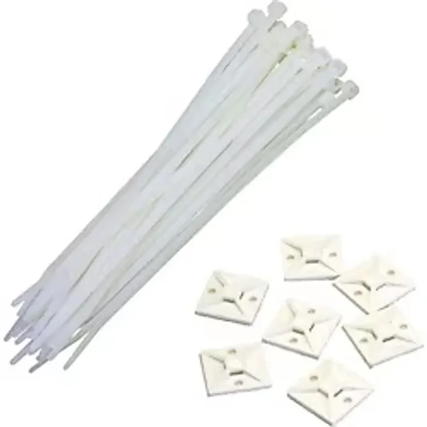 LIVOLO Gwest 19X19 mm Yapışkanlı Kroşe Kelepçe Seti ...20 Li Paket