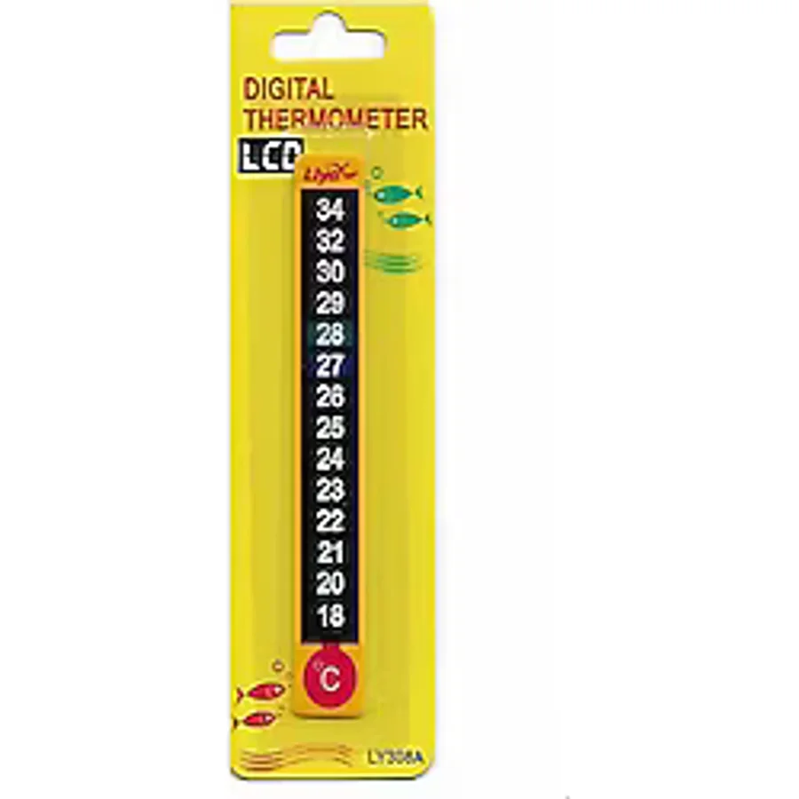 Liya Dijital Yapışkanlı Akvaryum Derecesi Thermometer LCD