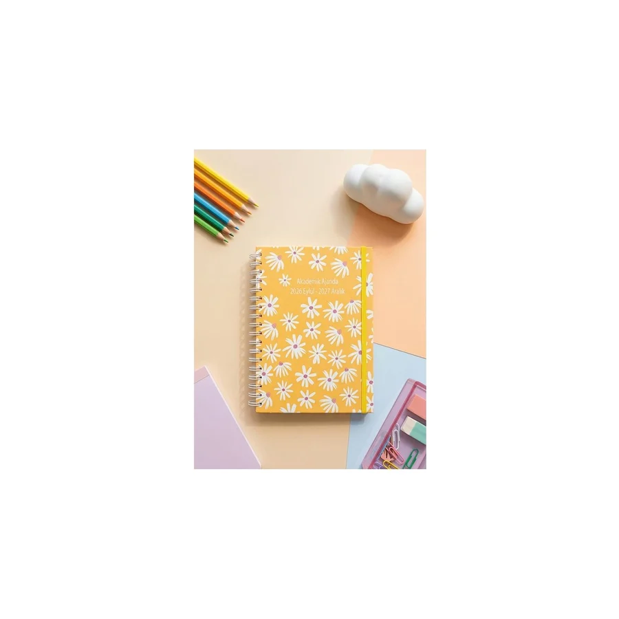 Lizy 2026-2027 Spiralli Akademik Planlayıcı Ajanda 17X24 cm Tasarım-7