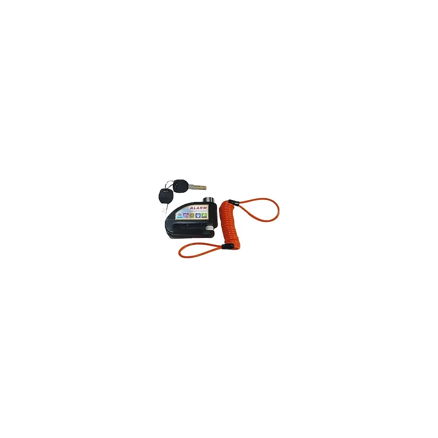 Locks World Class 110 Db Mavi Siyah Kırmızı Alarmlı Disk Kilidi (hatırlatıcı Kablo )