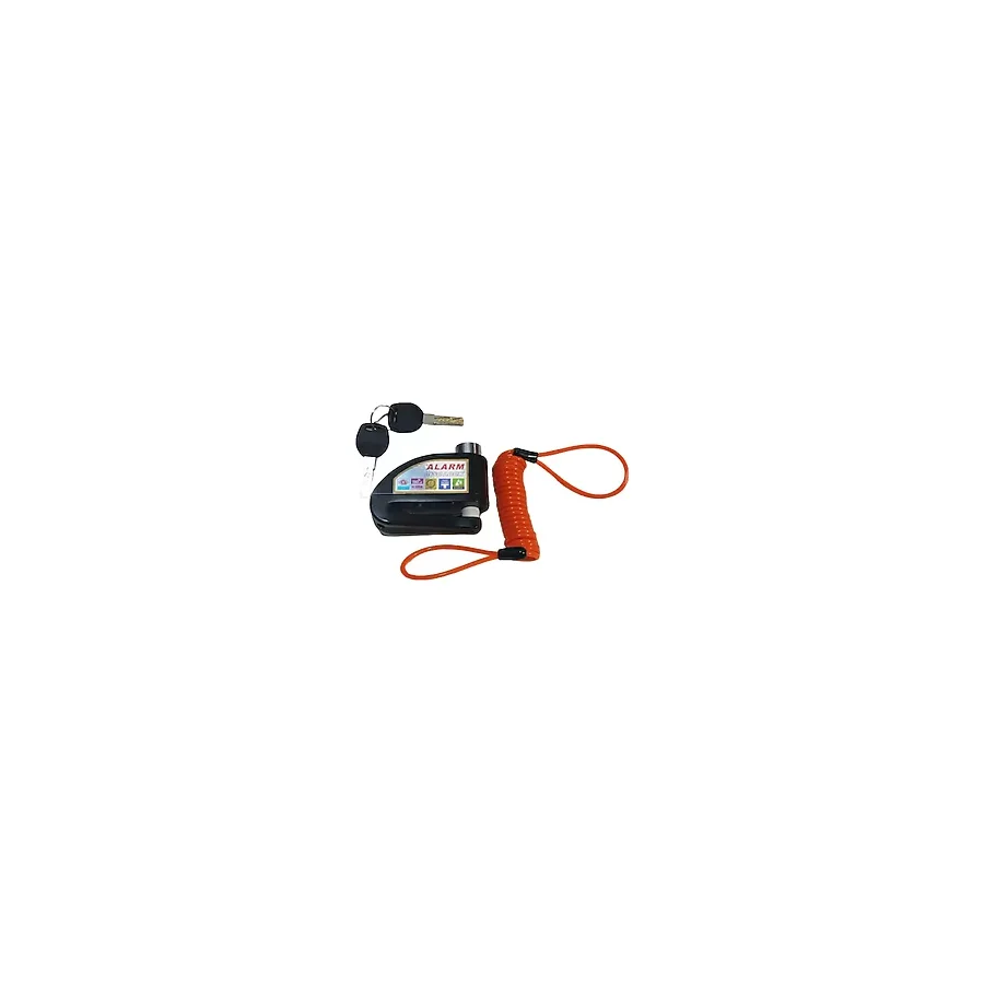 Locks World Class 110 Db(TÜM RENKLER KARIŞIK) Alarmlı Disk Ve Hatırlatma Kablosu Kilidi