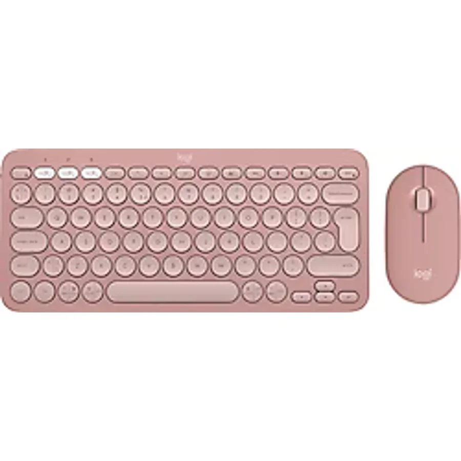 Logitech Pebble 2 Combo 920-012247 Pembe TKL Kablosuz Klavye Mouse Seti