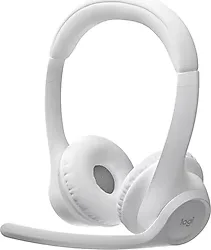 Logitech Zone 300 ANC Beyaz Kablosuz Çağrı Merkezi Kulaklığı