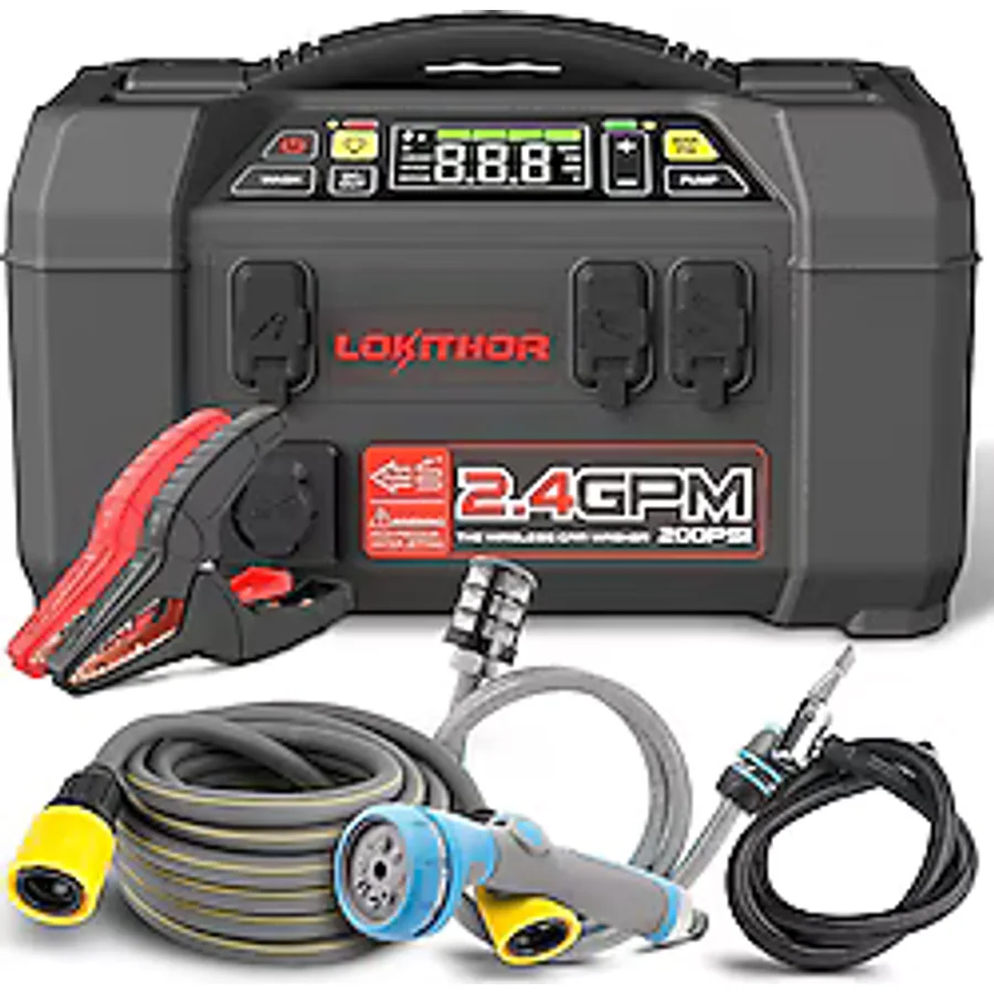 Lokithor AW401 12V 2500A Li-Polimer Akıllı Akü Şarj Cihazı