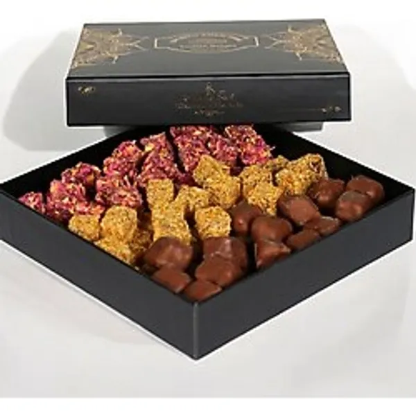 Lokumcu Adem Baba_Çifte Mixed Lokum(Gül yapraklı Antep Fıstıklı-Kadayıf Antep Fıstıklı-Çikolata Kaplı Fındıklı Lokum) - 1 kg