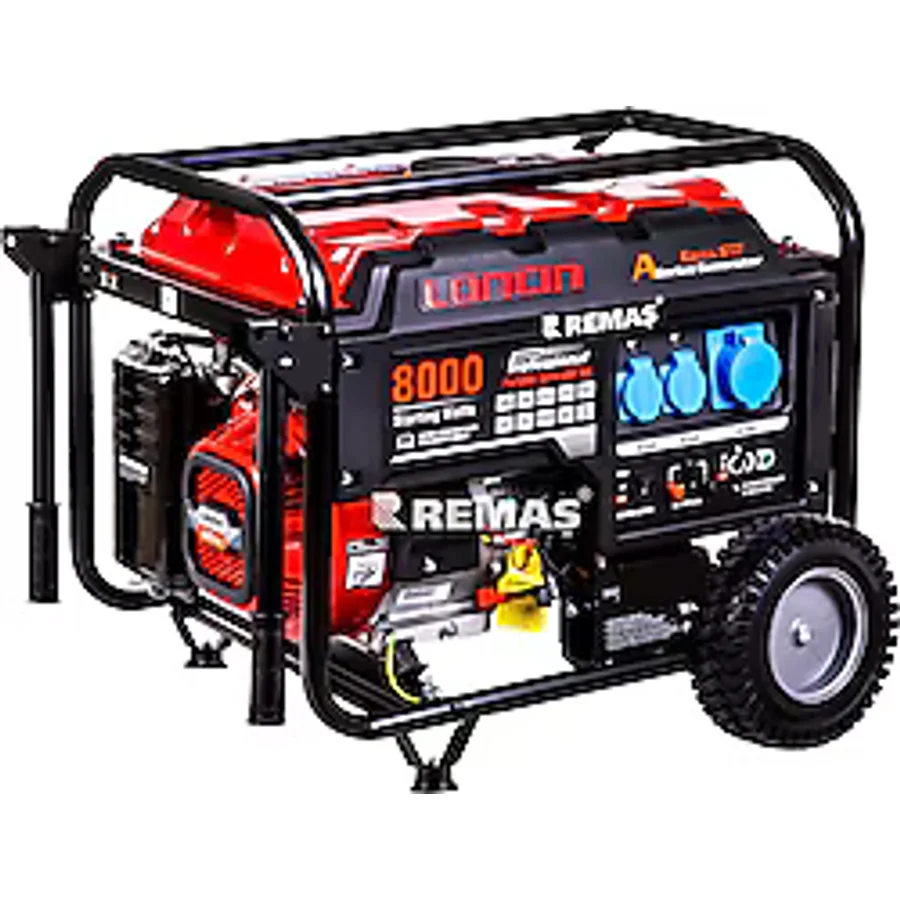 Loncin LC8000D-A 8 kVA İpli/Marşlı Benzinli Jeneratör