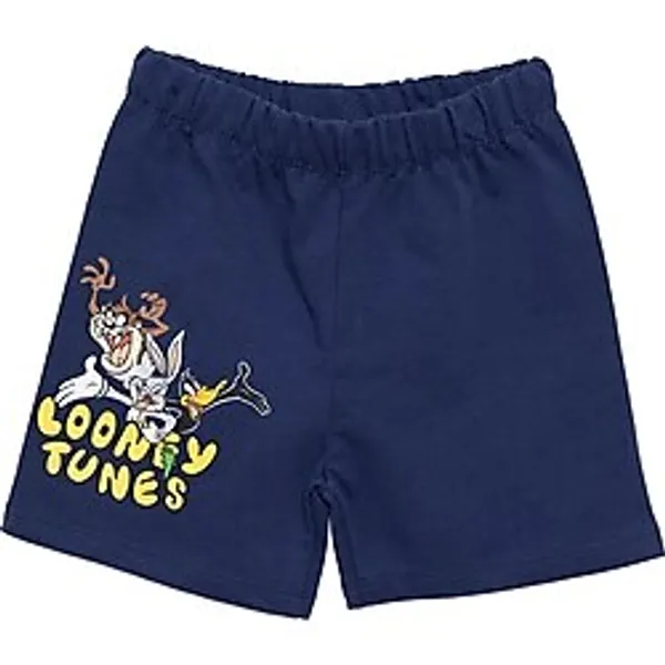 Loney Tunes Erkek Bebek Şort Reçme Paça Lacivert