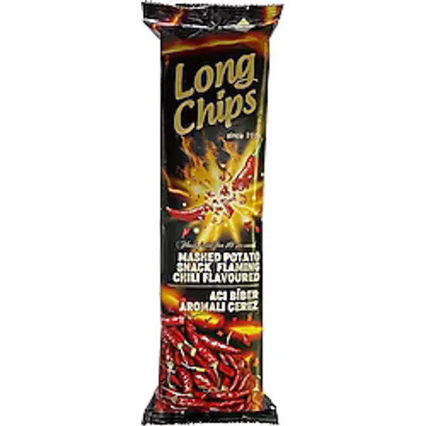 Long Chips Acı Biberli Cips 75 gr