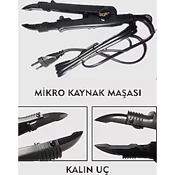 Loof Mikro Keratin Saç Kaynak Maşası Kalın Uçlu