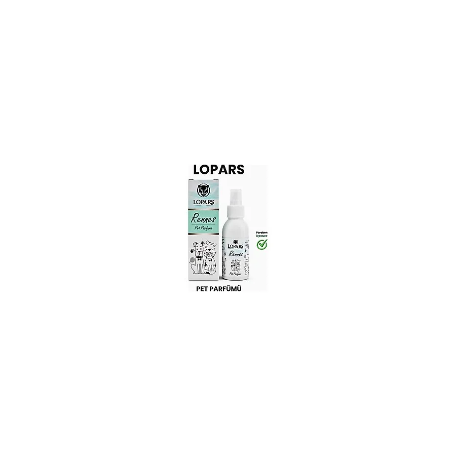 Lopars Rennes Evcil Hayvan Parfümü 100 ml Kedi Köpek Kötü Koku Giderici Pet Sprey Tüy Bakım Spreyi (Pet Deodorant)