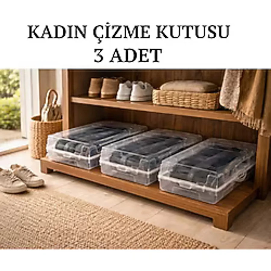 Loremp Çizme Kutusu 3 Adet - Beyaz
