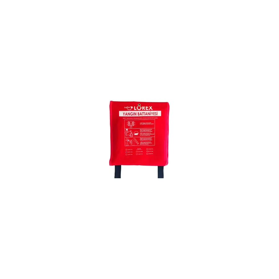 Lorex LR-FB1015C 100x150 cm Çantalı Yangın Battaniyesi