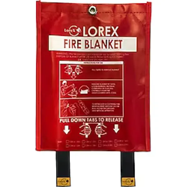 LOREX LR-FB1512CP Premium Serisi 150cm x 120cm Çantalı Yangın Battaniyesi