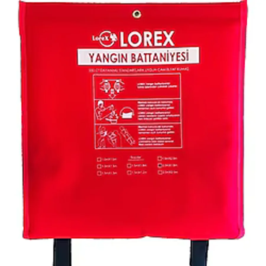 Lorex LR-FB2016C 200x160 cm Çantalı Yangın Battaniyesi