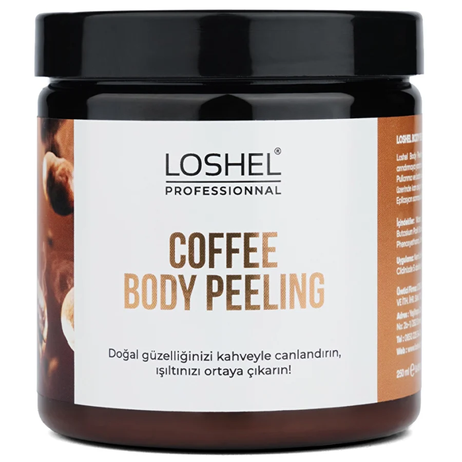 Loshel Coffee Coconut 250 ml Vücut Peeling