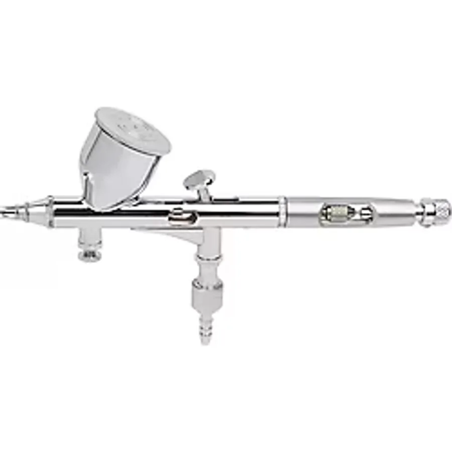 Lotus 180 Airbrush Mini Boya Tabancası Üstten Depo 0,30 mm Uç Genişliği ile Hassas Boyama