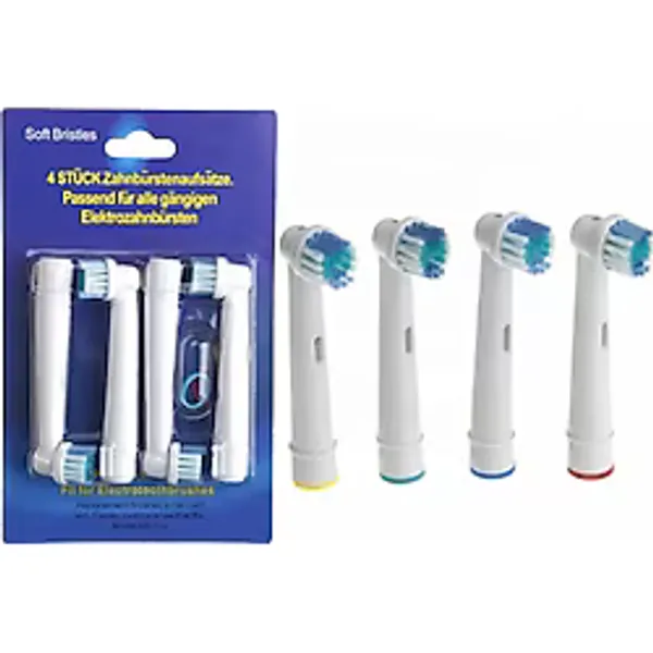 Lovyco Cross Action 4'lü Oral-B Uyumlu Dış Fırçası Yedek Başlığı