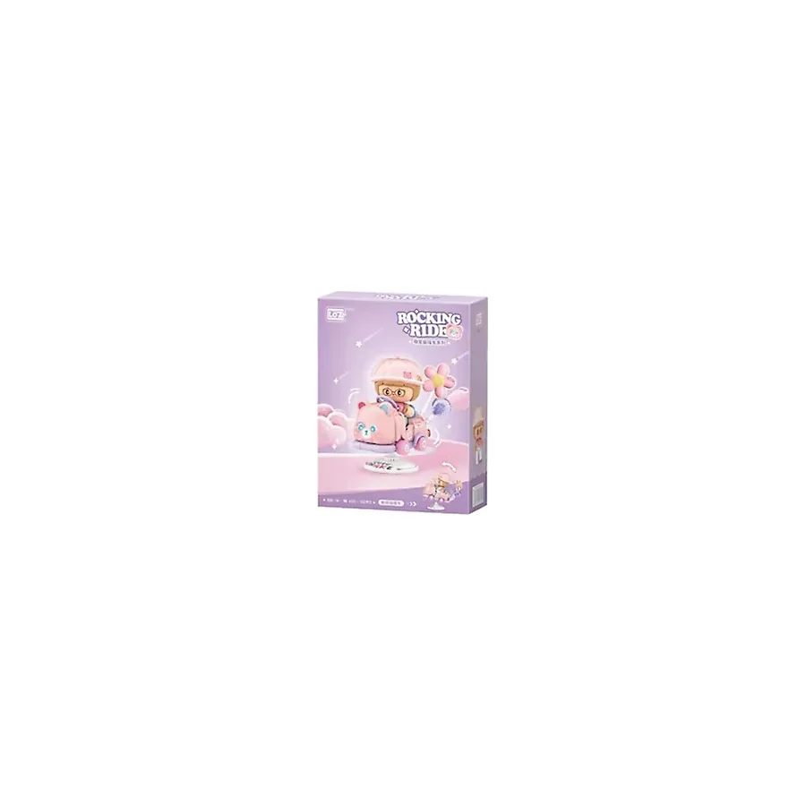 Loz Sallanan Pembe Panda LZ4301 189 Parça Blok Oyuncak