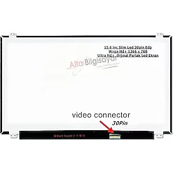 LP156WHB TP A1 uyumlu Ekran Lcd Panel 15.6 30 pin Slim Led