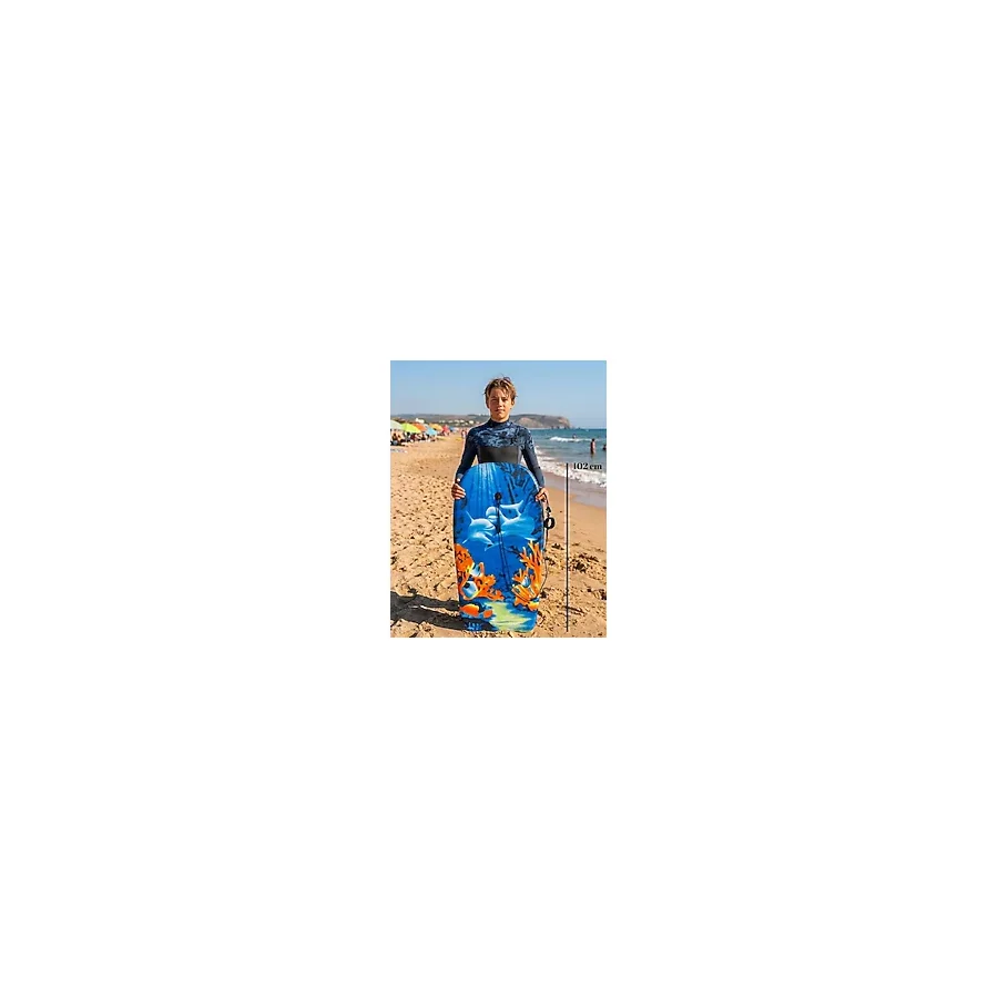 LRS Store 102 cm Bodyboard (Sörf Tahtası) Deniz Havuz Denge Tahtası - Mavi - Standart