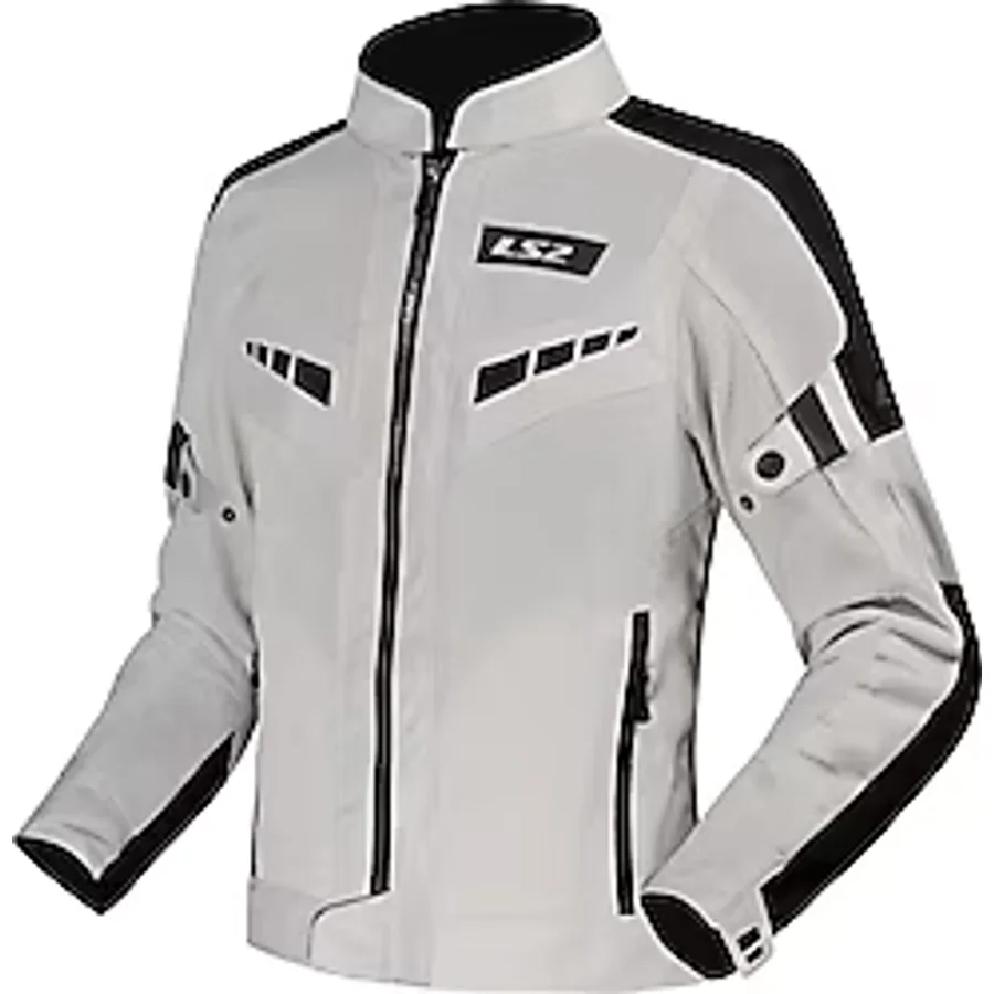 LS2 Blade Air Erkek Gri Yazlık Motosiklet Montu
