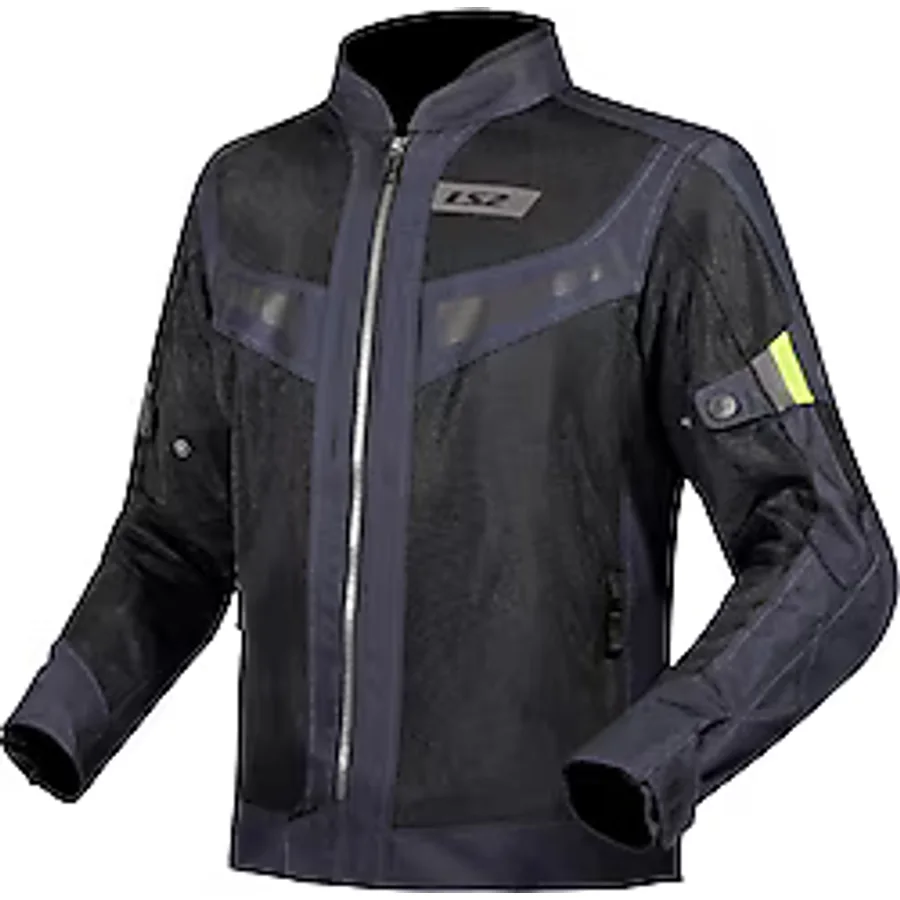 LS2 Blade Air Erkek Mavi-Neon Sarı Yazlık Motosiklet Montu