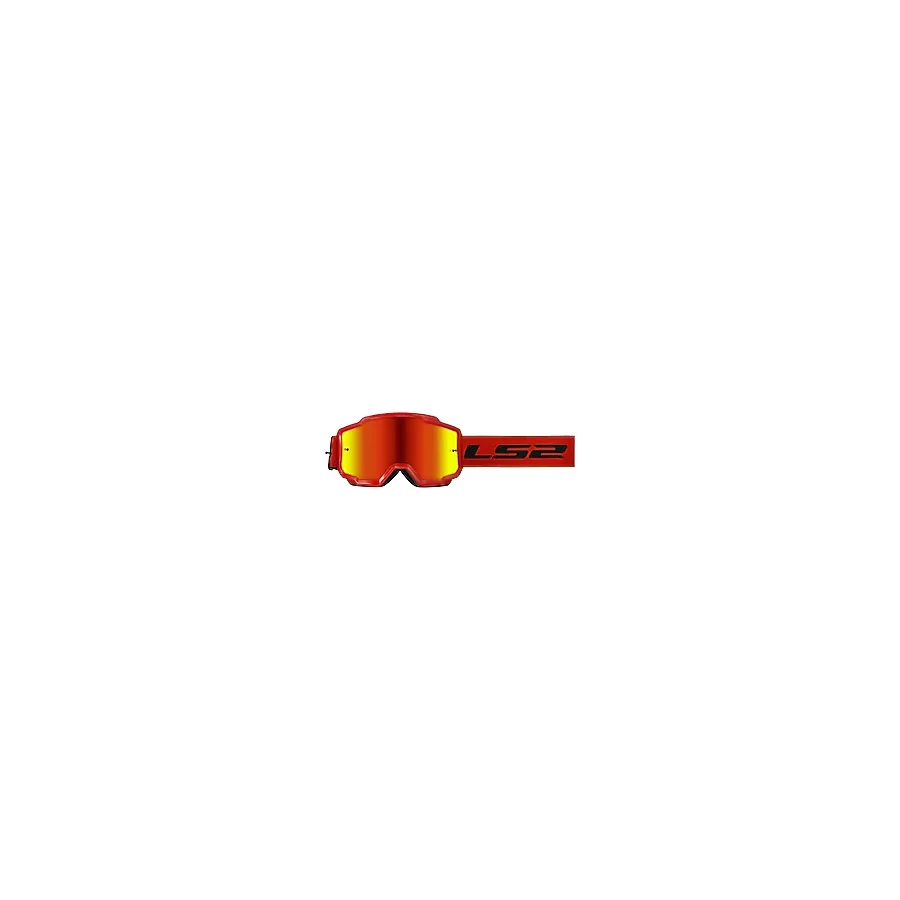 LS2 Charger Goggles Kırmızı Kros Motosiklet Gözlüğü
