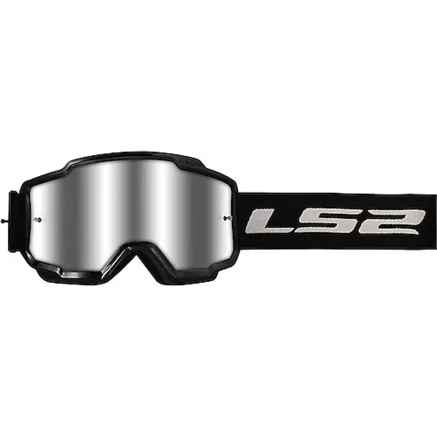 Ls2 Charger Plus Google Motokros Gözlük - Iridium Siyah