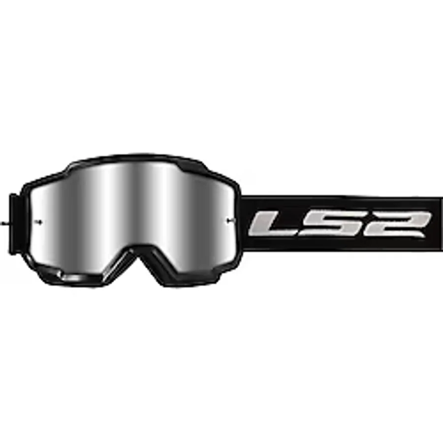 Ls2 Charger Plus Google Motokros Gözlük - Iridium Siyah