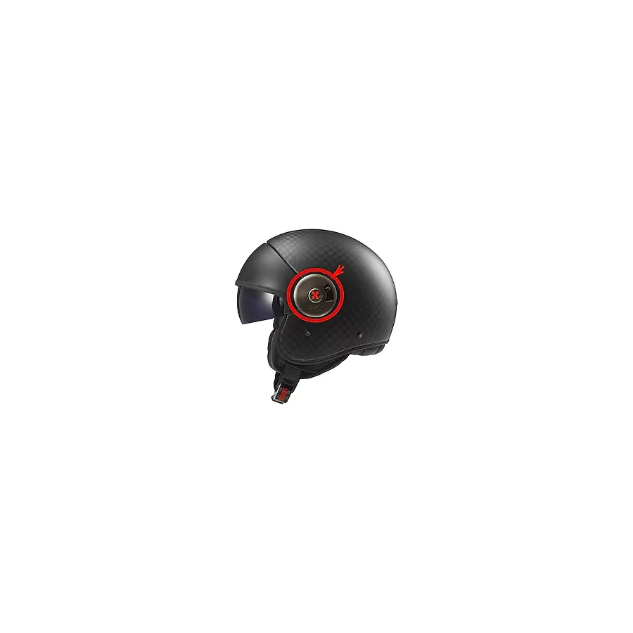 Ls2 Of597 Kask Yedek Parça Yan Kapak Set (Metal)
